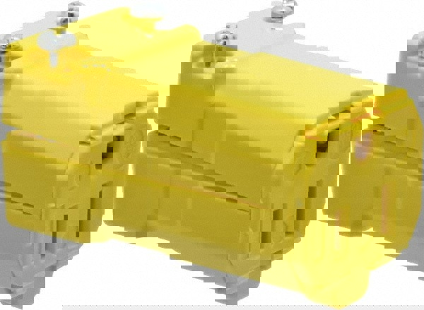Straight Blade Connector: 5-15R, 125VAC, Yellow